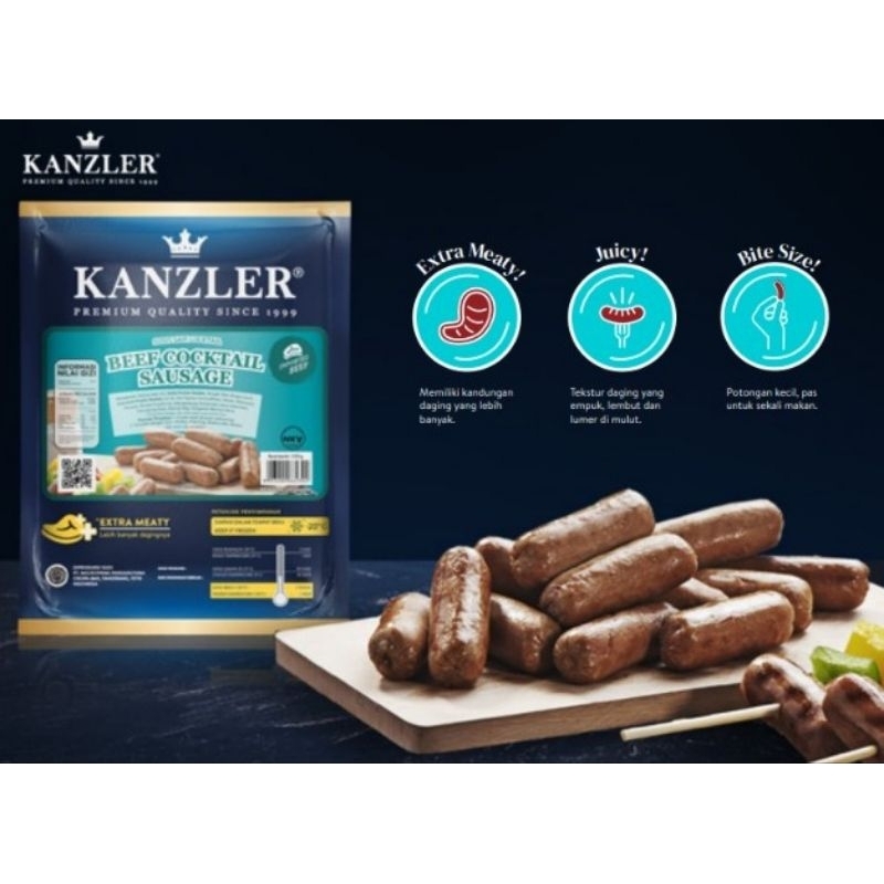 

KANZLER BEEF COCKTAIL SAUSAGE - 250 GR