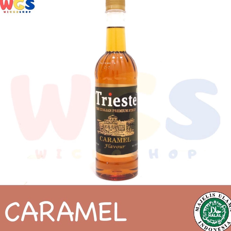 

[KODE PZ9D9] Trieste Premium Syrup Caramel Flavoured 650 ml