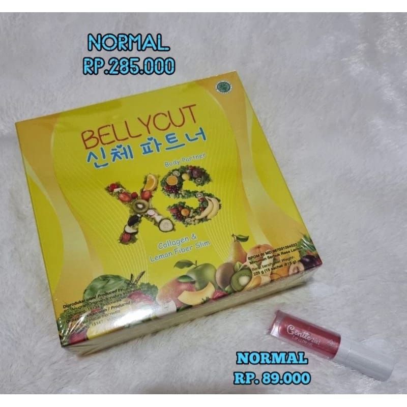 paket bundling (1 box bellycut free  1 botol lipoil
