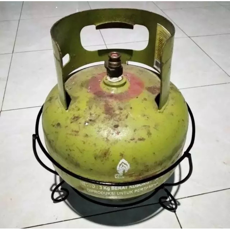 Tatakan gas / rak gas LPG 3kg / rak gas / dudukan gas