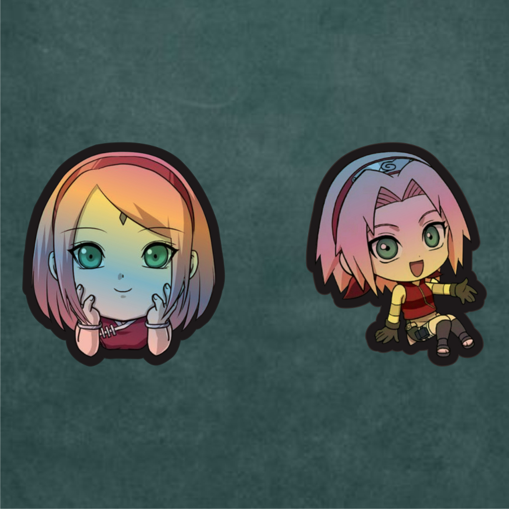 

Stiker Anime Hologram Uzumaki Naruto Naruto Case Hp dan Laptop 7 Cm