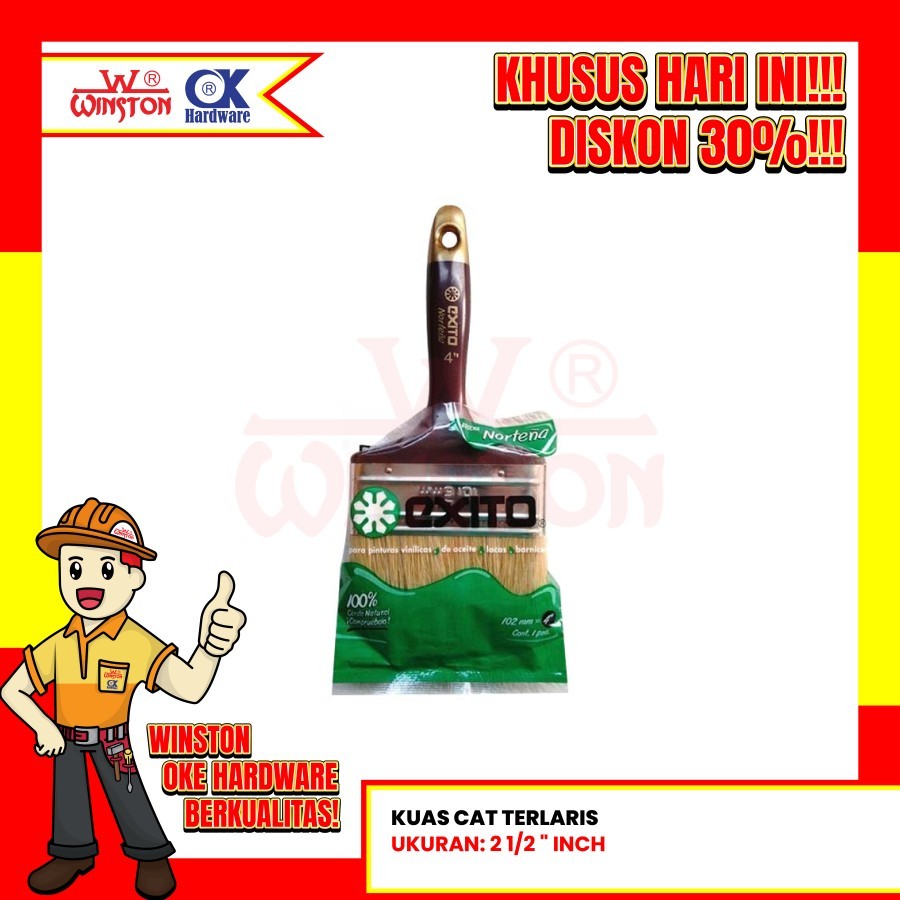 KUAS CAT 1'' 2" 2,5'' 3'' INCH Kuas cat murah - Kuas cat
