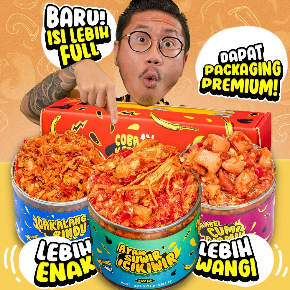 

[✢S50\] Eatsambel - Paket Favorit Mas Yangun (Set 3) New Product