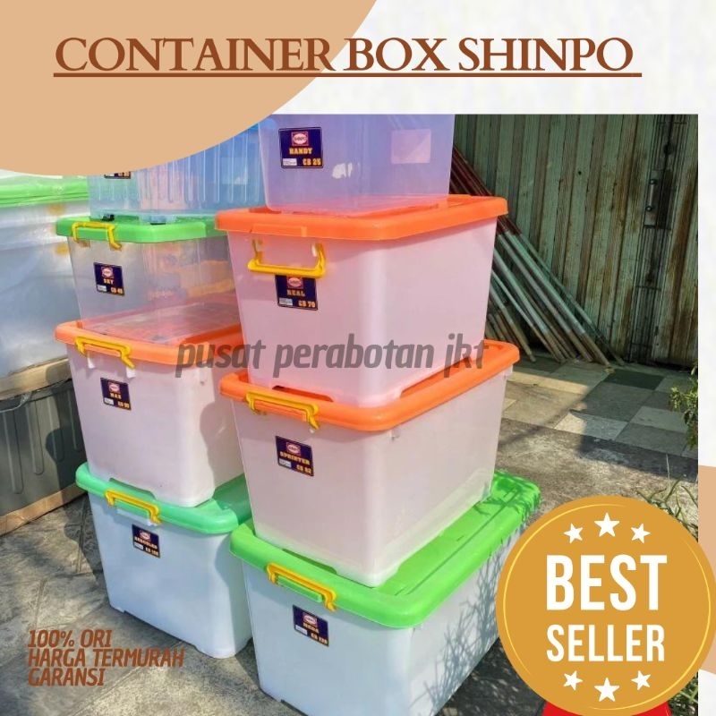 SHINPO-Container Box 25-30-45-52-70-82-95-130-150-195 Liter