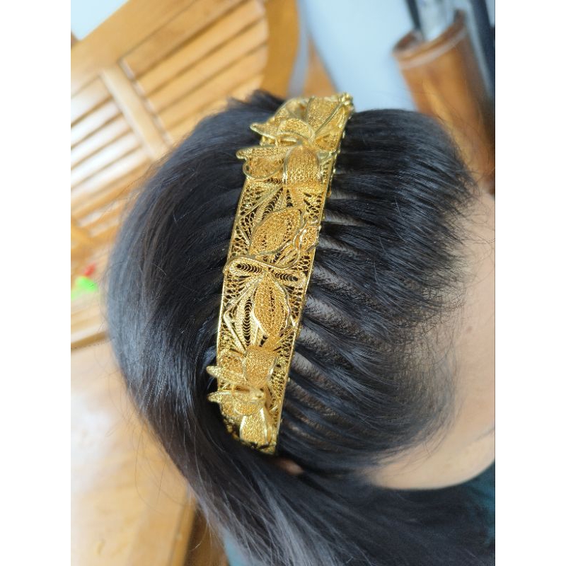 bando sultan / bando pesta / bando rambut / bando pita / bando lapis emas 24k / bando korea / bando 