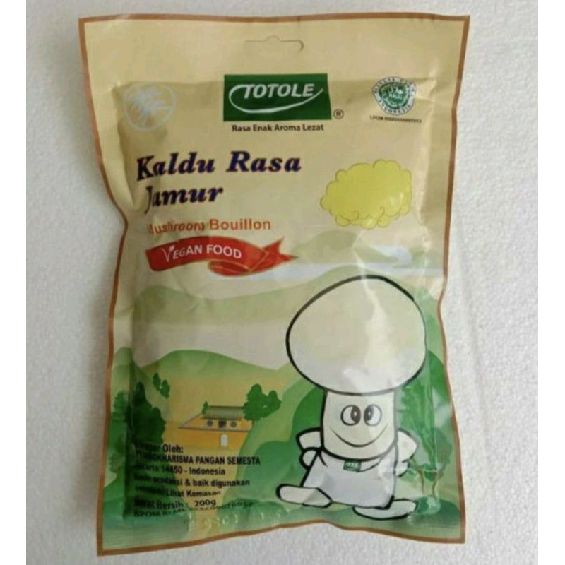 

TOTOLE KALDU JAMUR 200GR HALAL