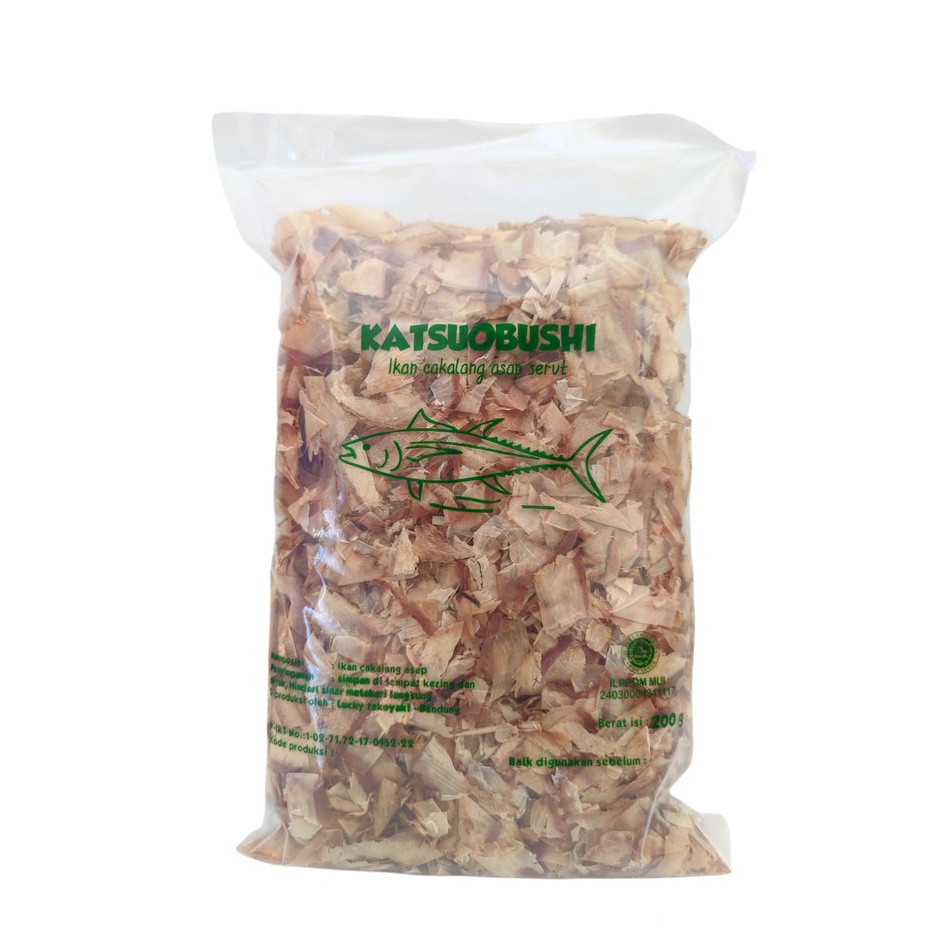 

[KODE PRODUK 0VREN8139] KATSUOBUSHI HALUS 200 GRAM IKAN CAKALANG ASAP SERUT HALAL