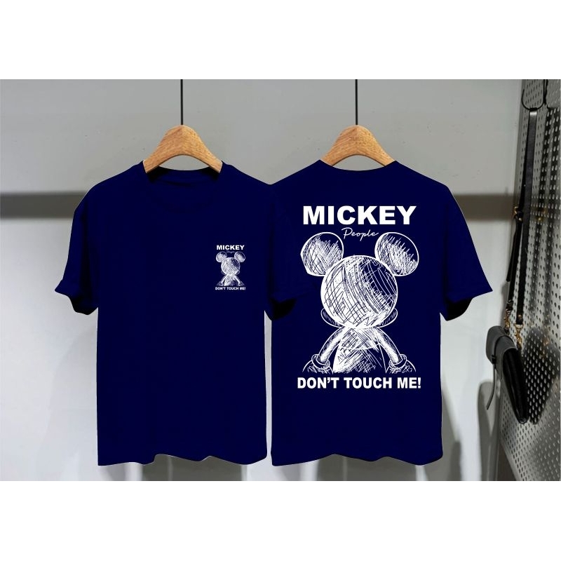 Baju Kaos Distro Motif MICKEY T-Shirt Atasan Pria Kaos Pria Kaos Terbaru Kaos Premium  Kaos Oversize