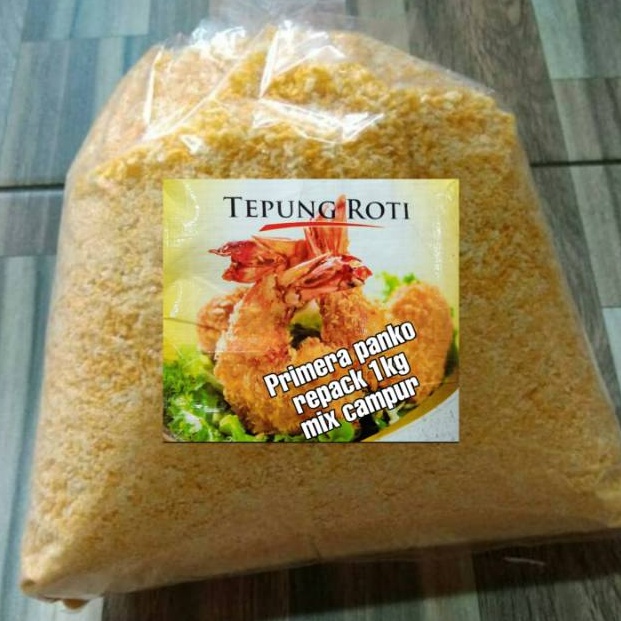 

➡ Breadcrumbs / Panir / Tepung Roti Panko Crispy Mix / WHITE 1kg refill READY 9036