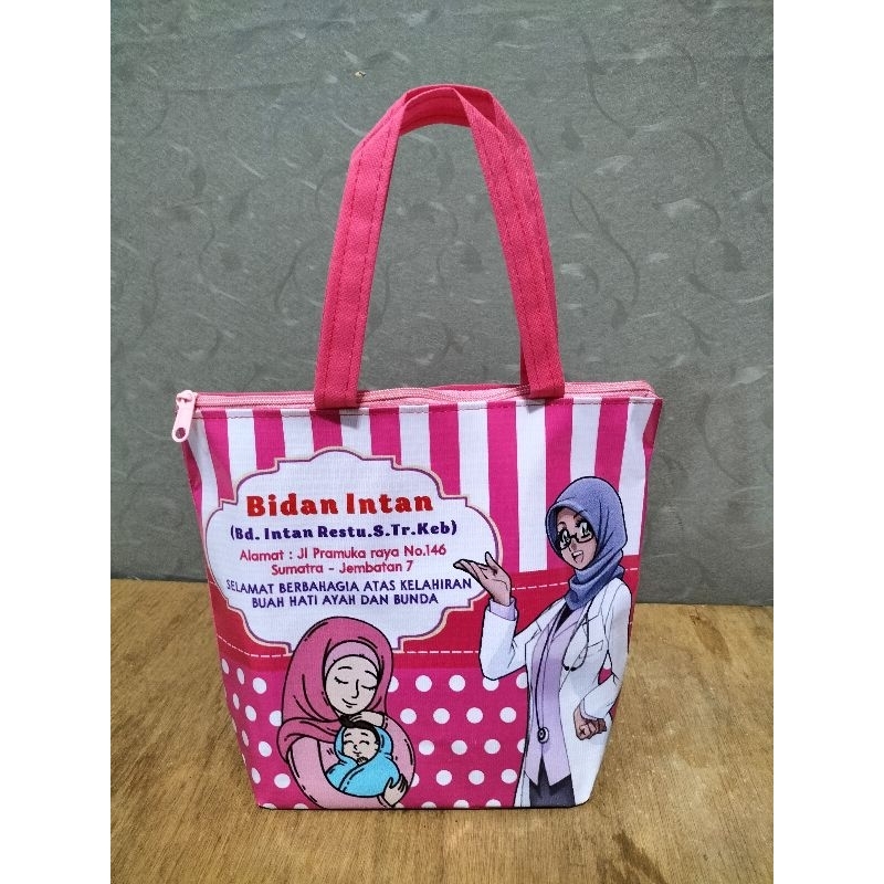 Tas Bidan / Tas lahiran / Tas Resleting / Tas kb
