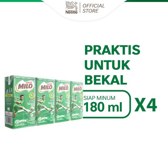 

Terk!!ni Nestle ACTIV-GO Susu UHT Coklat 4 x 180 mL Recomended