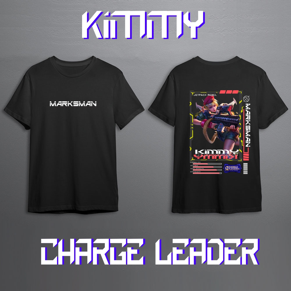 Kaos Pria Mobile Legend Hero KIMMY MARKSMAN Skin Keren//Kaos Mobile Legend//Kaos ML//Kaos Skin