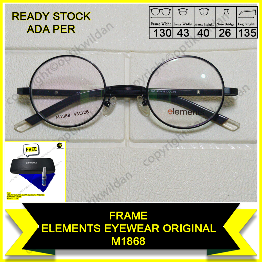 FRAME KACAMATA ELEMENTS M1868 ORIGINAL