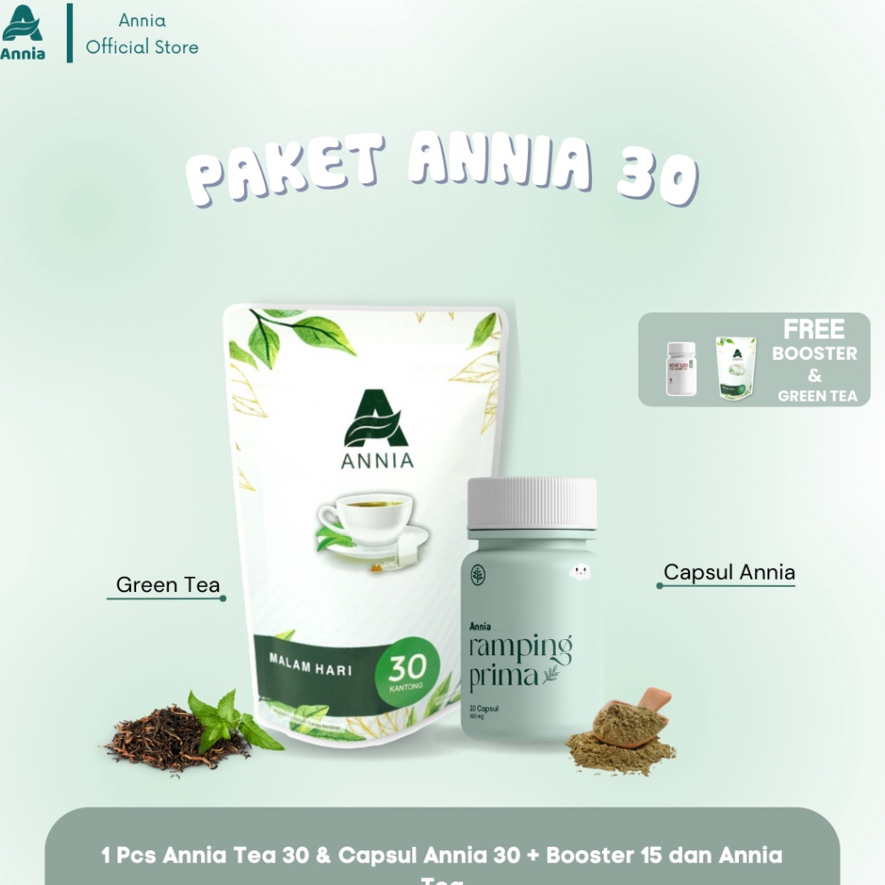 

76 ANNIA DIET Paket 30HARI turun 7-15kg ! BEST SELLER ❁Laris
