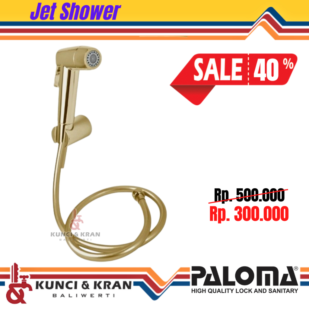 Shower Jet Paloma Tsp3105 luxury gold Jet Washer Shower Toilet Shower Bidet atau shower bilas