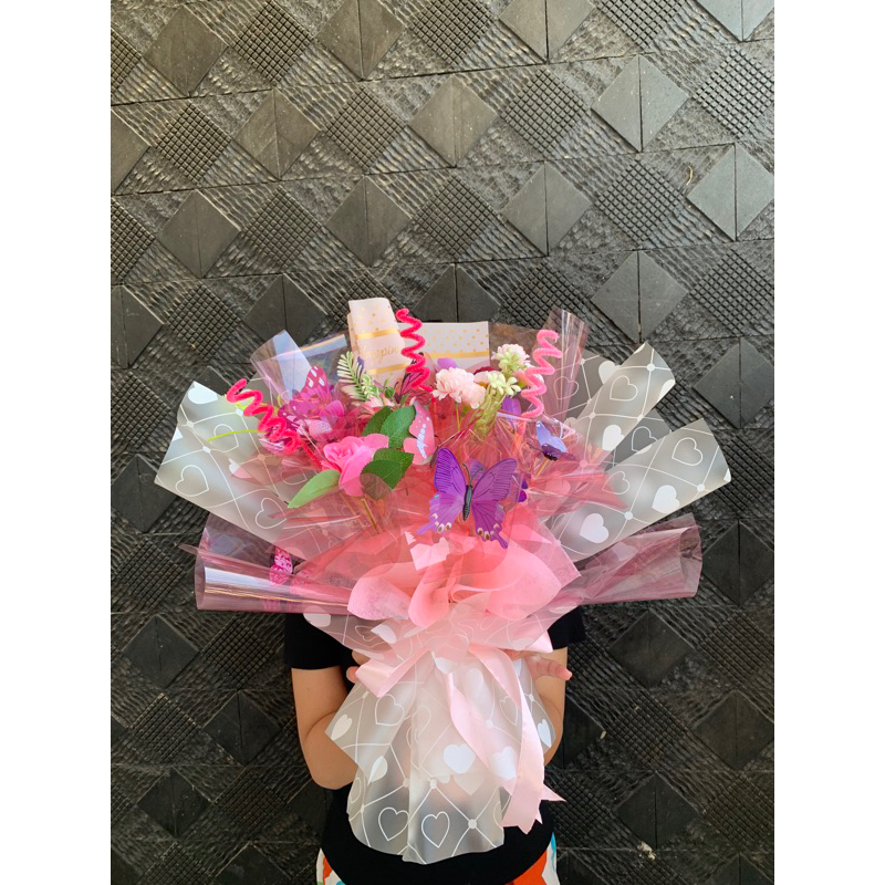 

buket kupu kupu mix bulu