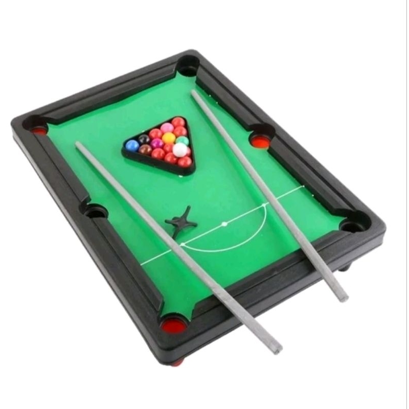 Mainan Anak Billiard Set / Mainan Bola Sodok Billiard