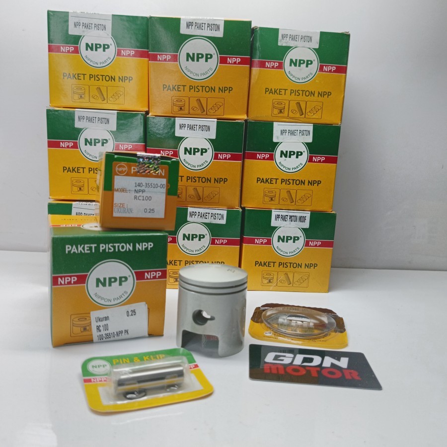 Piston Kit Seher Kit RC 100 TORNADO GX Segala Ukuran NPP