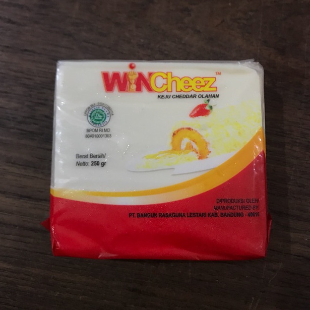 

34 Keju Cheddar Wincheez 250gr Model Baru ⌒O⌒