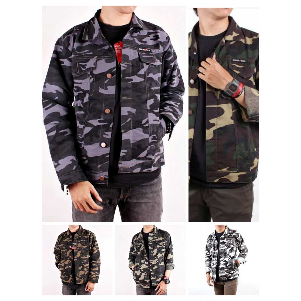 Jaket Loreng Pria / jaket Loreng / Jaket Jeans / Loreng Jeans / Loreng Pria / Tentara Pria