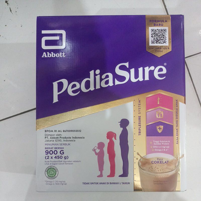 

pediasure coklat 900gr free gift