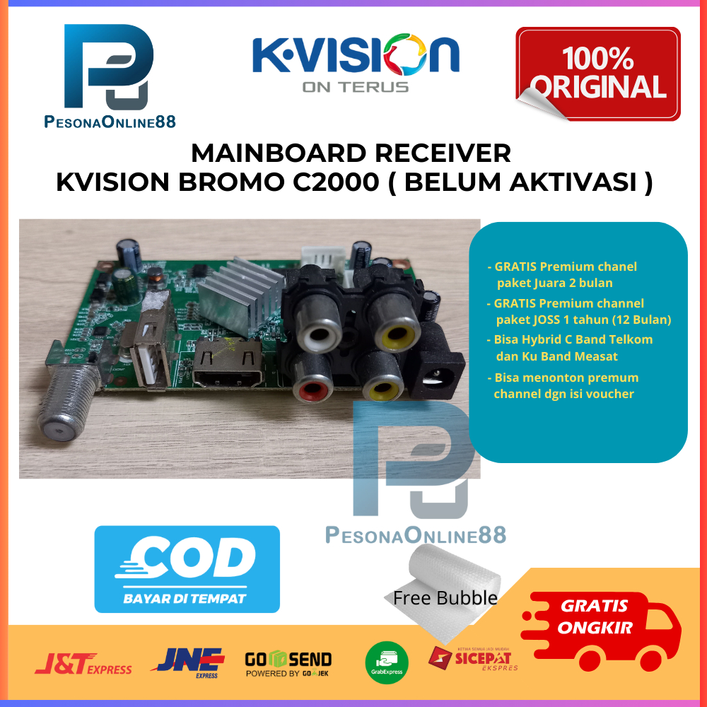 Mainboard K vision Bromo C2000 Belum Aktivasi