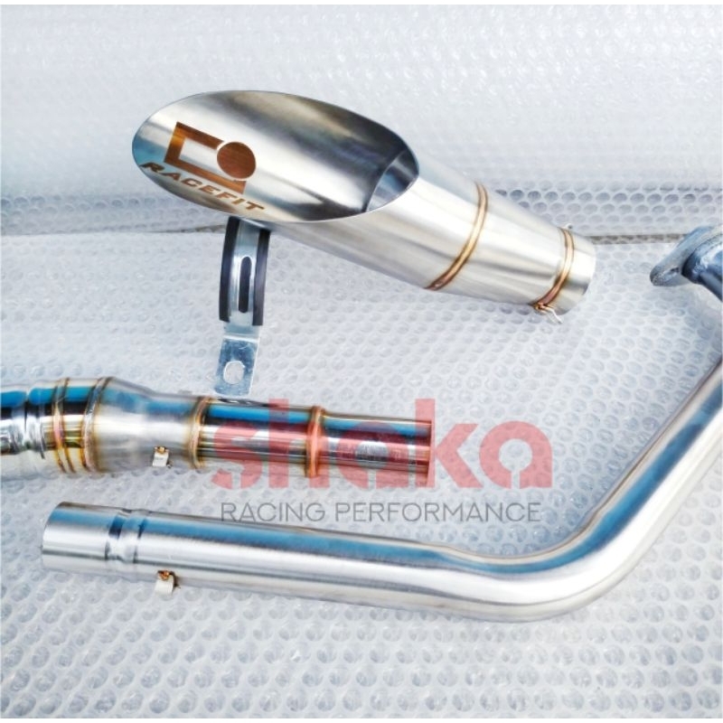 Knalpot Racefit underbelly R15 VIXION CBR150R Byson Scorpio MT15 XSR GSX