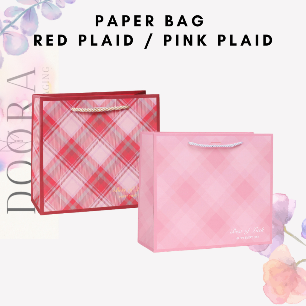 

Paper Bag Red Plaid / Pink Plaid