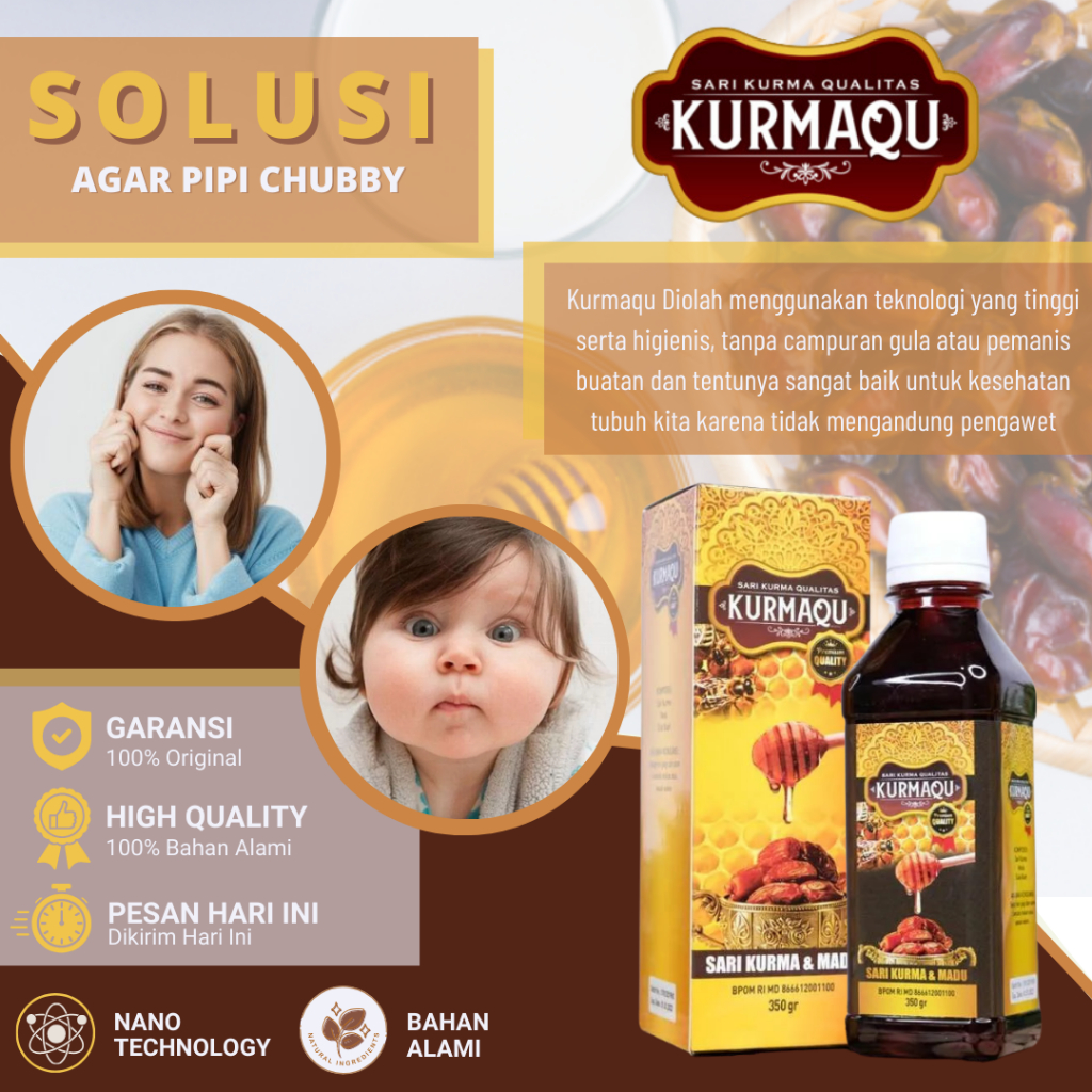 Obat Penggemuk Pipi, Obat Agar Pipi Chubby Pipi Tembem / Cabi / Chubby, Penambah Nafsu Makan, Obat A