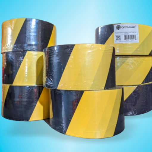 Police Line / Safety Line / Barricade Tape Kuning Hitam