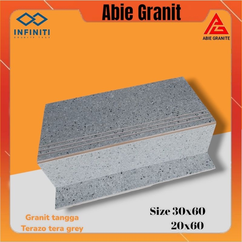 Granit tangga 30x60 dan 20x60 terazo tera grey