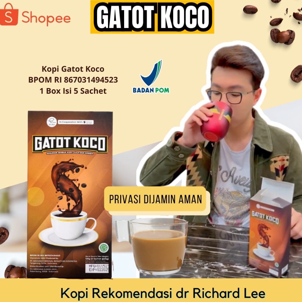 

Mur4h Kopi Gatot Koco By dr. Richard Lee - Kopi Gatot Koco (Privasi Aman) Just Now