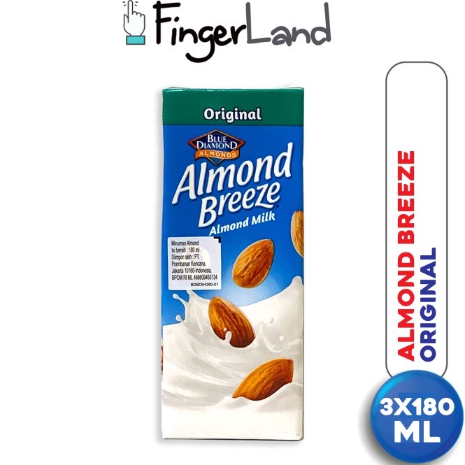 

[✳F88&] ALMOND BREEZE Almond Milk Original 180 ml Susu Almond Original 3 PCS Promo Termurah