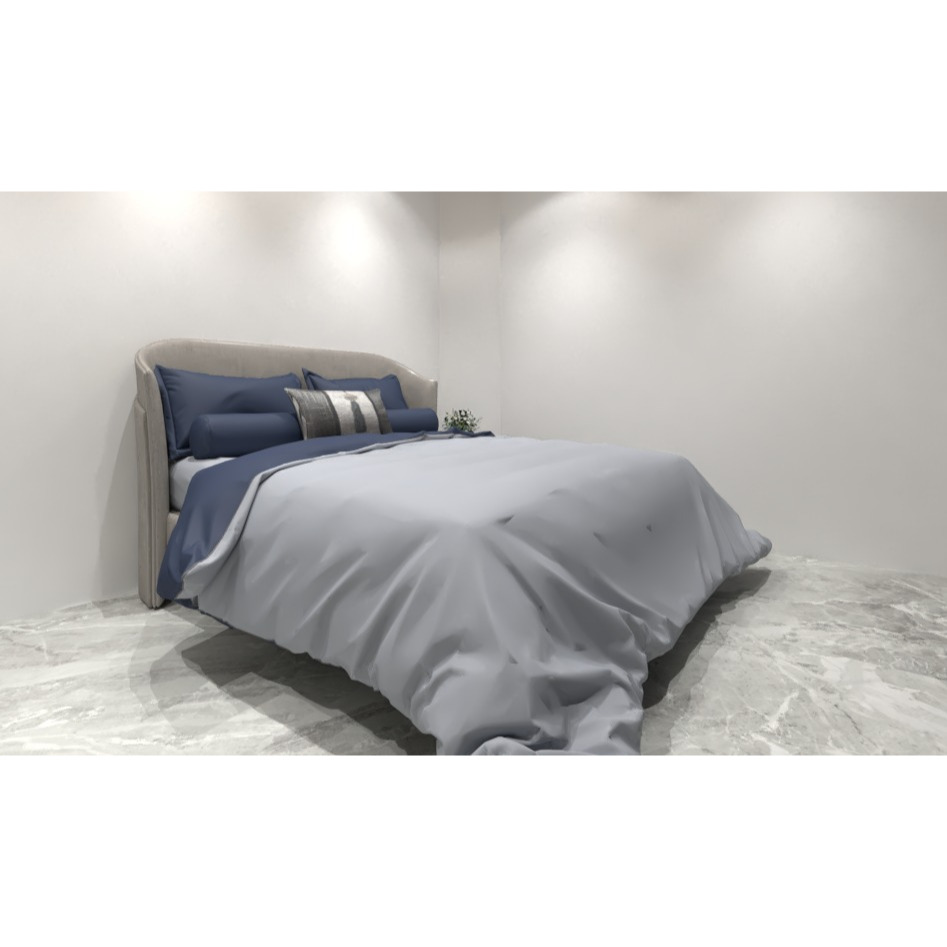 Bedcover set Polos Micro - Roemah Sprei