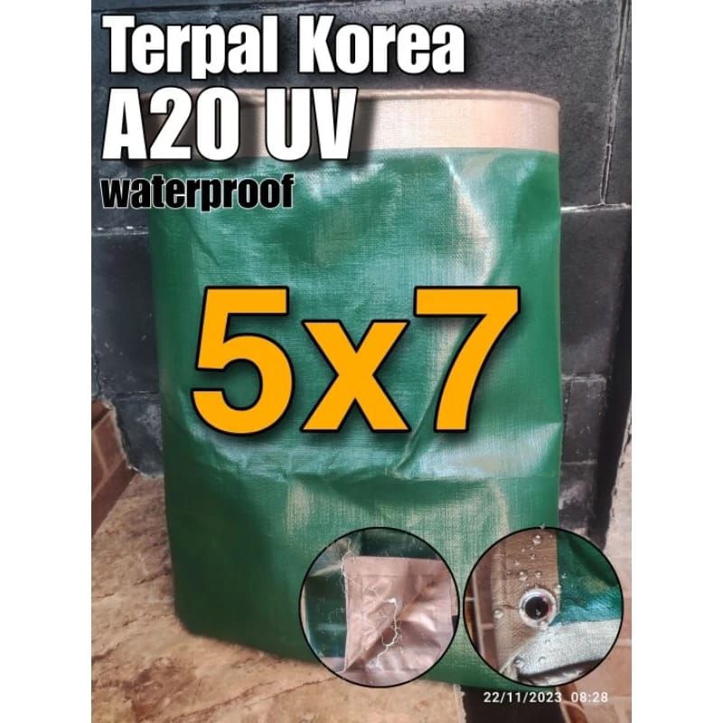 Terpal Korea A20 ukuran 5x7 Meter