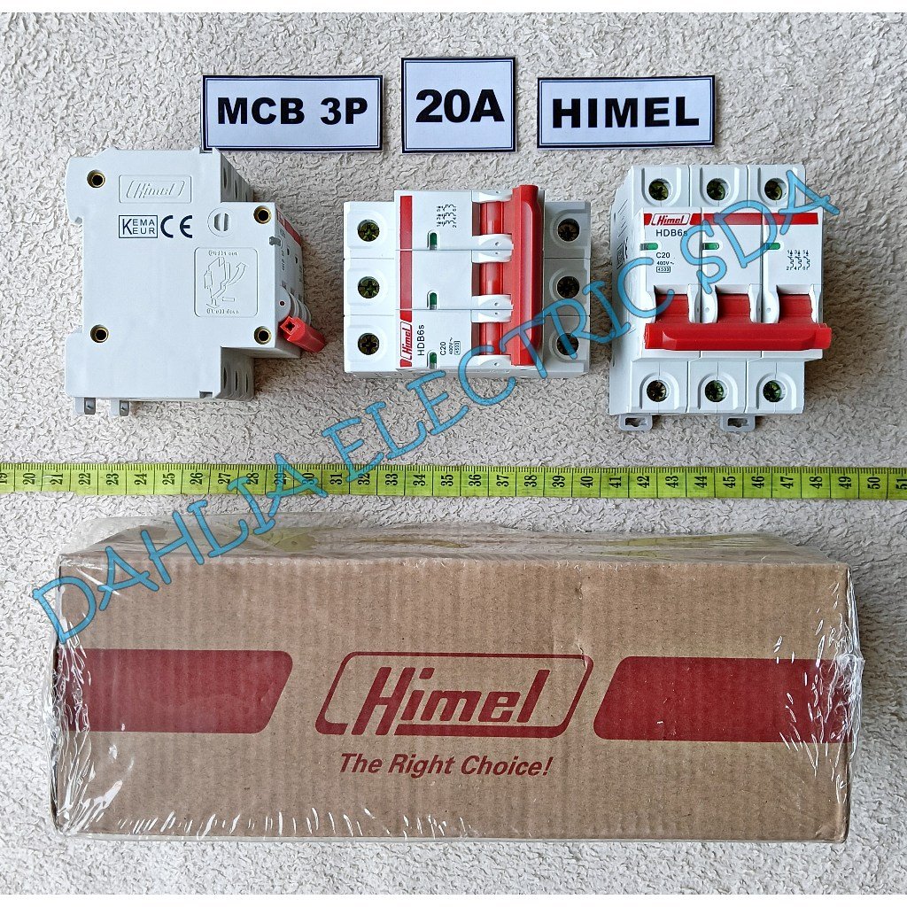 MCB 3 PHASE 20A HIMEL SNI
