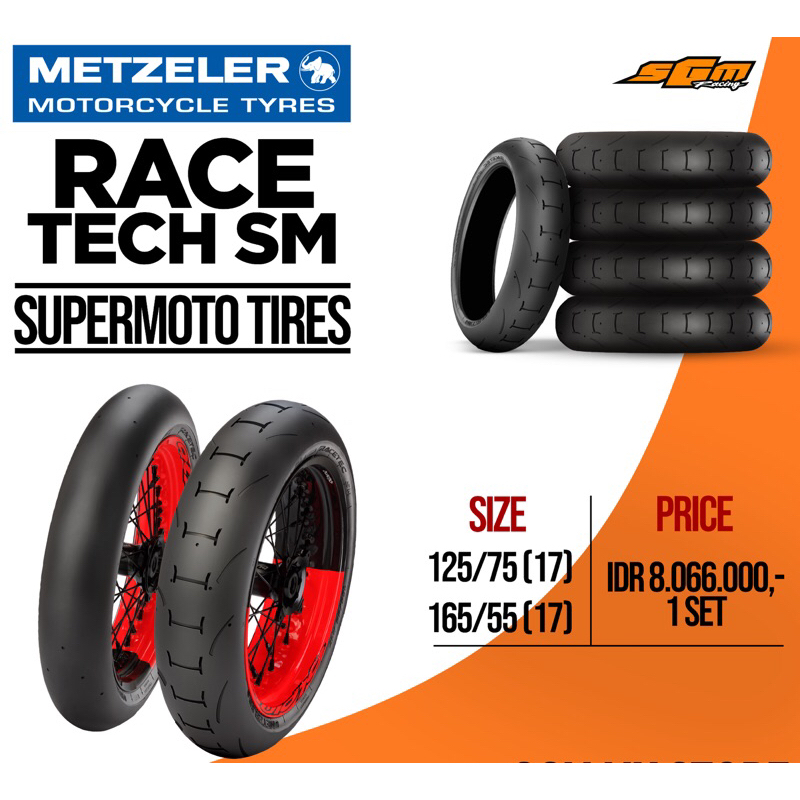 METZELER RACE TECH SM SUPERMOTO TIRES
