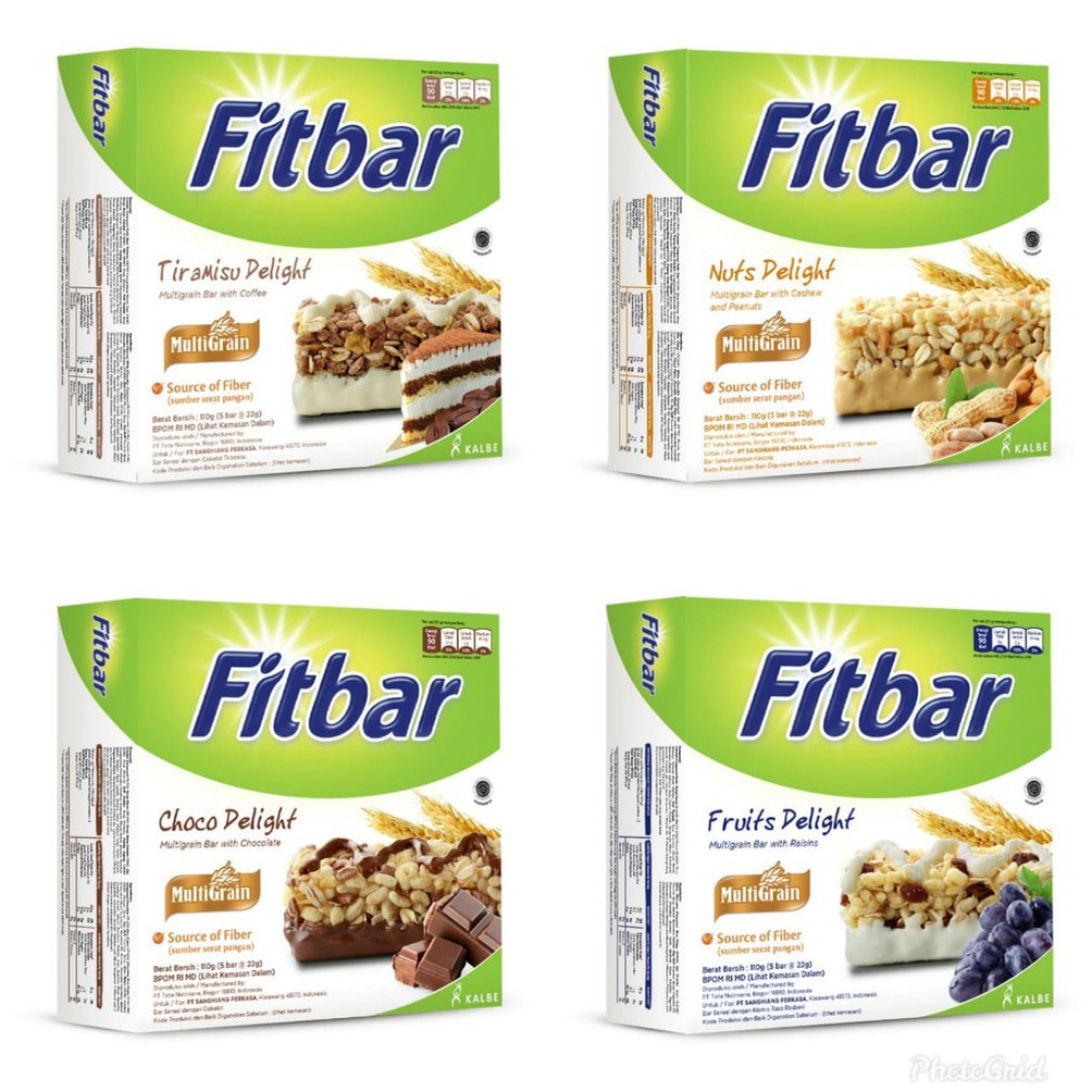 

→ Fitbar Cemilan Instan Untuk Diet 1 box isi 5pcs x 22 gram 10039