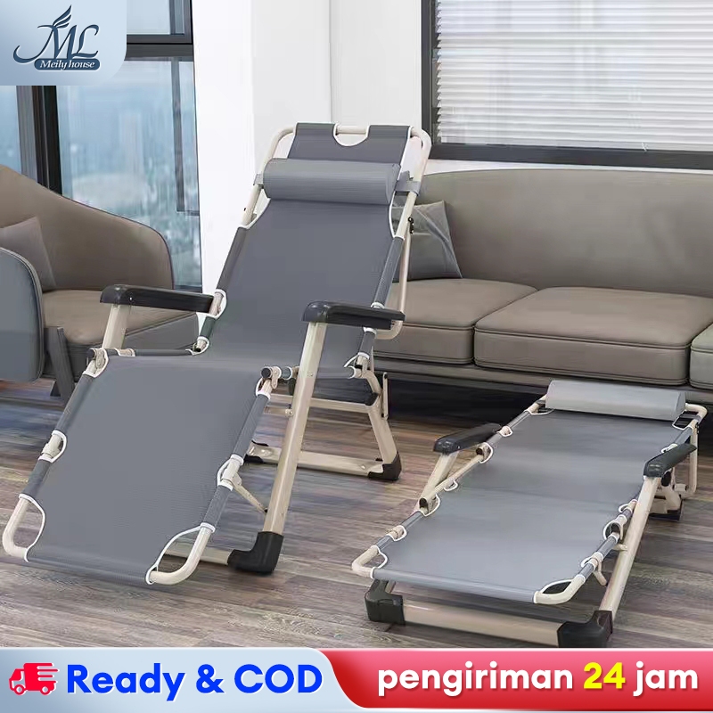 Kursi Malas Kursi Lipat Kursi Santai Lipat Tempat Tidur Lipat Portable Kursi Lipat Outdoor