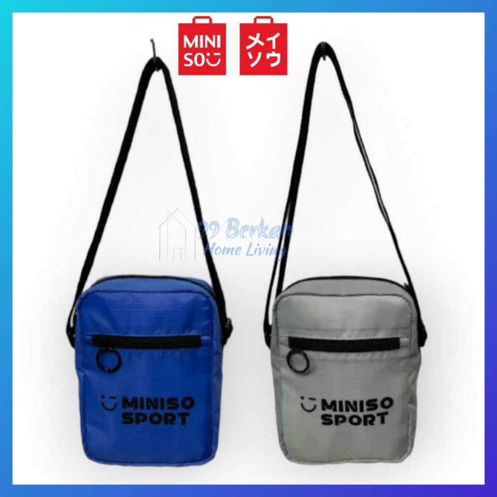 MINISO Sport Series Waist Pack Crossbody Bag Waistbag Slingbag Pria Wanita Original Miniso