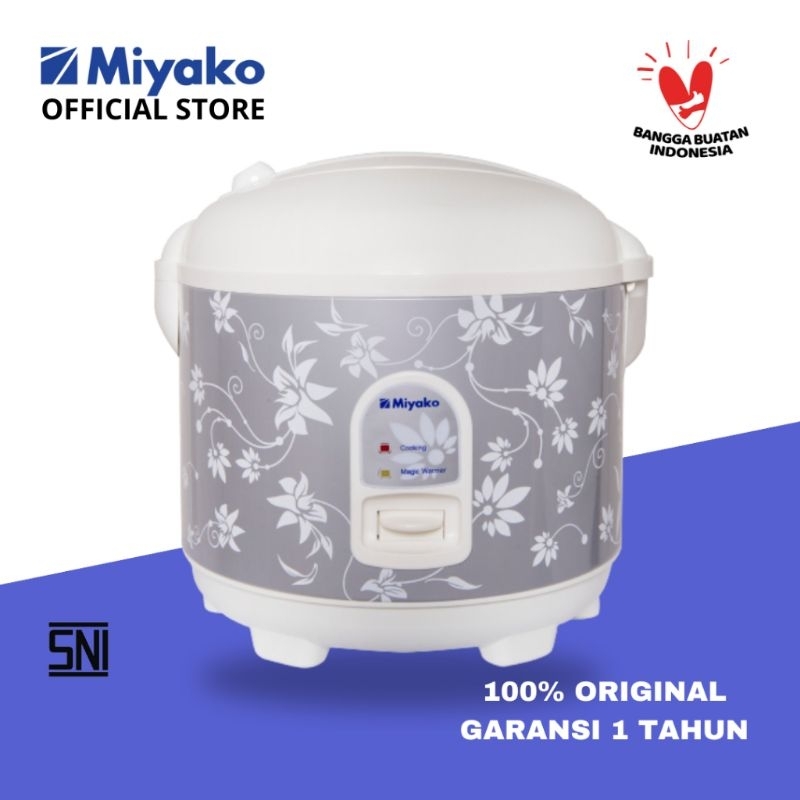 Ricecooker Miyako MCM-528 / MCM-509 , Penanak Nasi Magic Com 1,8Liter Teflon