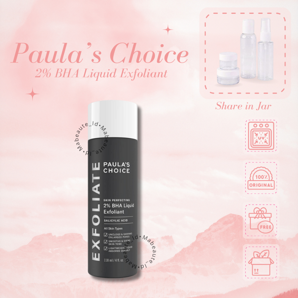 [SHARE IN JAR] PAULA'S CHOICE Skin Perfecting 2% BHA Liquid Exfoliant Salicylic Acid Exfoliate (Paul