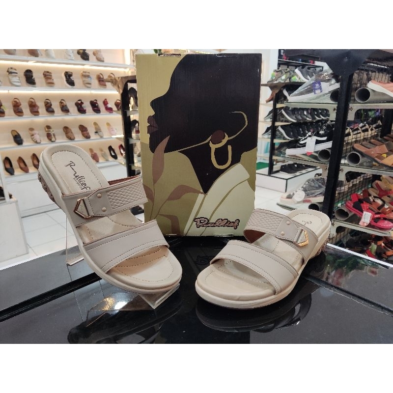 Sandal Wanita RULLIEF | FLO 126 | Cream