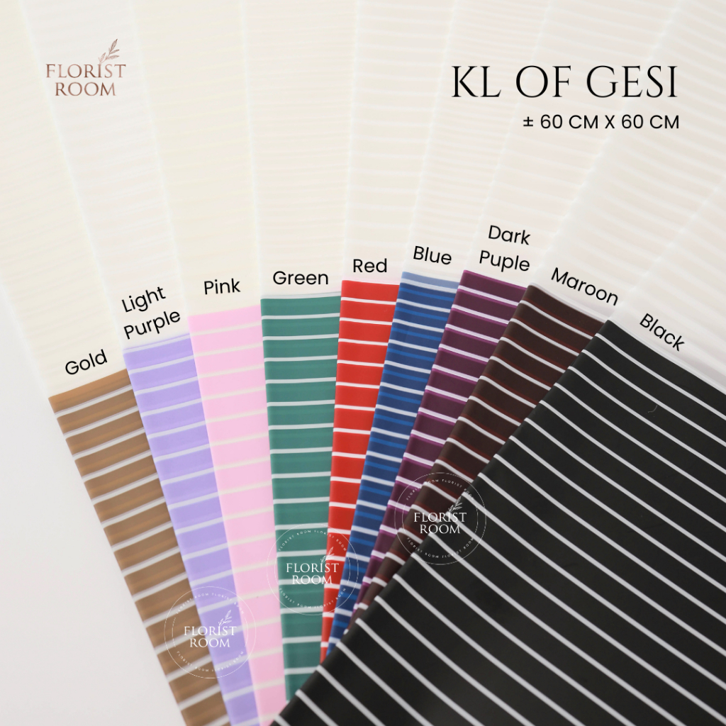 

KL of Gesi 20 lembar - cellophane -plastik - plastic - kertas - buket - florist - bunga - wrapping
