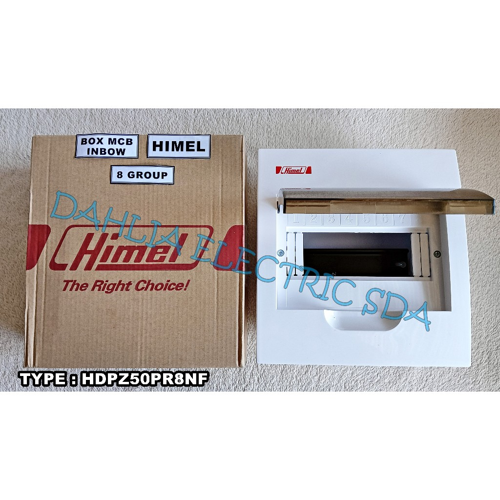 BOX MCB 8 GROUP FLUSH /INBOW HIMEL