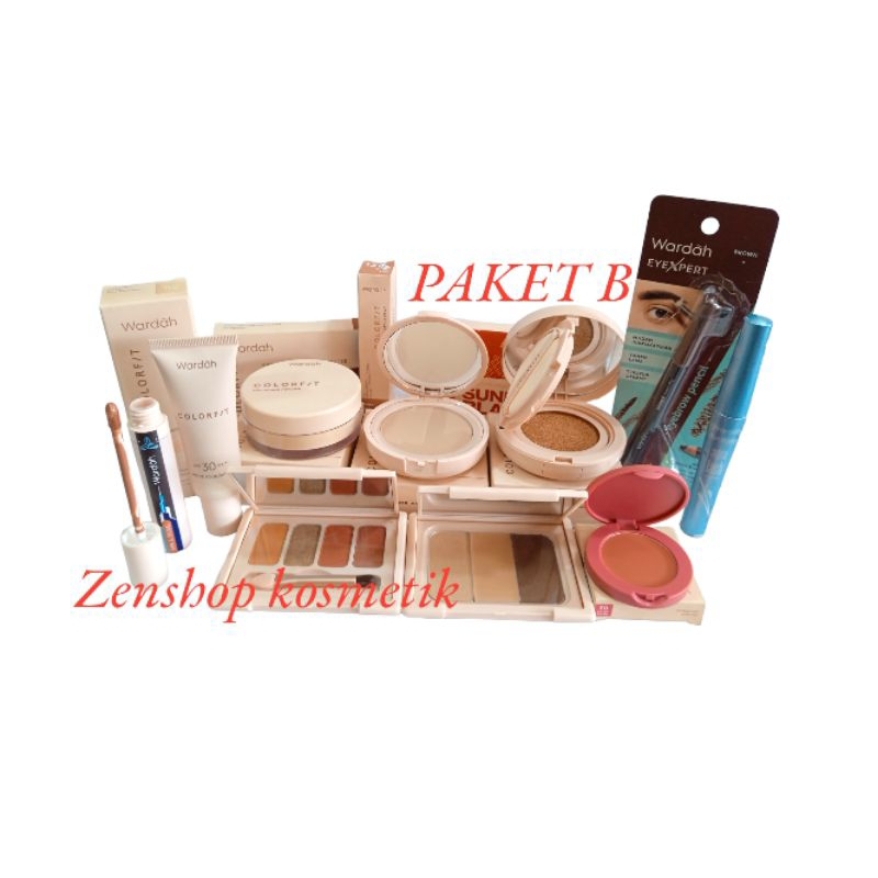 WARDAH COLORFIT PAKET SET KOSMETIK MAKE UP WAJAH