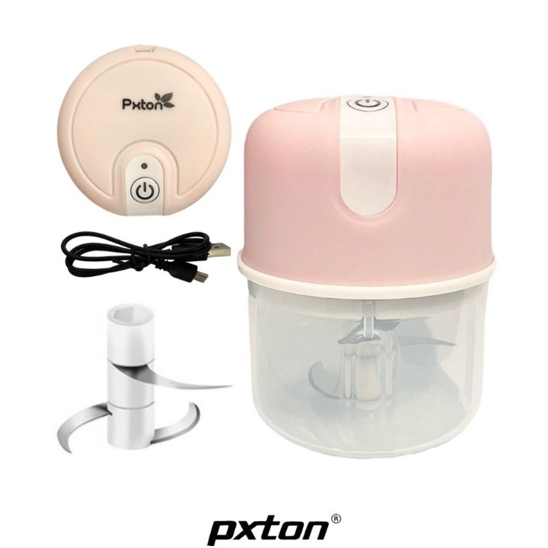 PXTON - Portable Blender Gilingan Mini Bumbu dan Daging dengan USB / USB Mini Chopper Blender Bumbu Portable Mini Cooper Blander