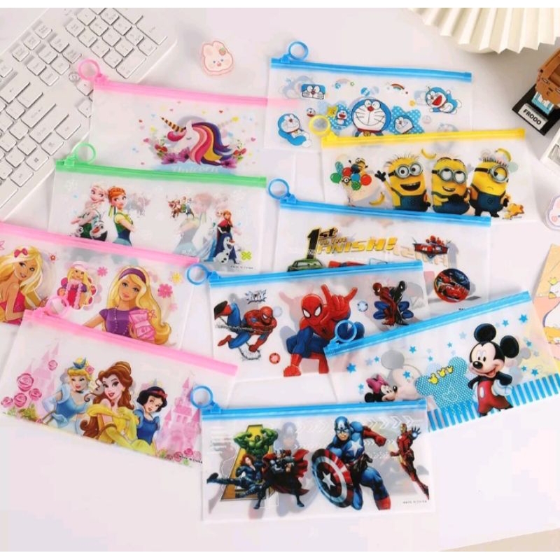 

tempat pensil transparan