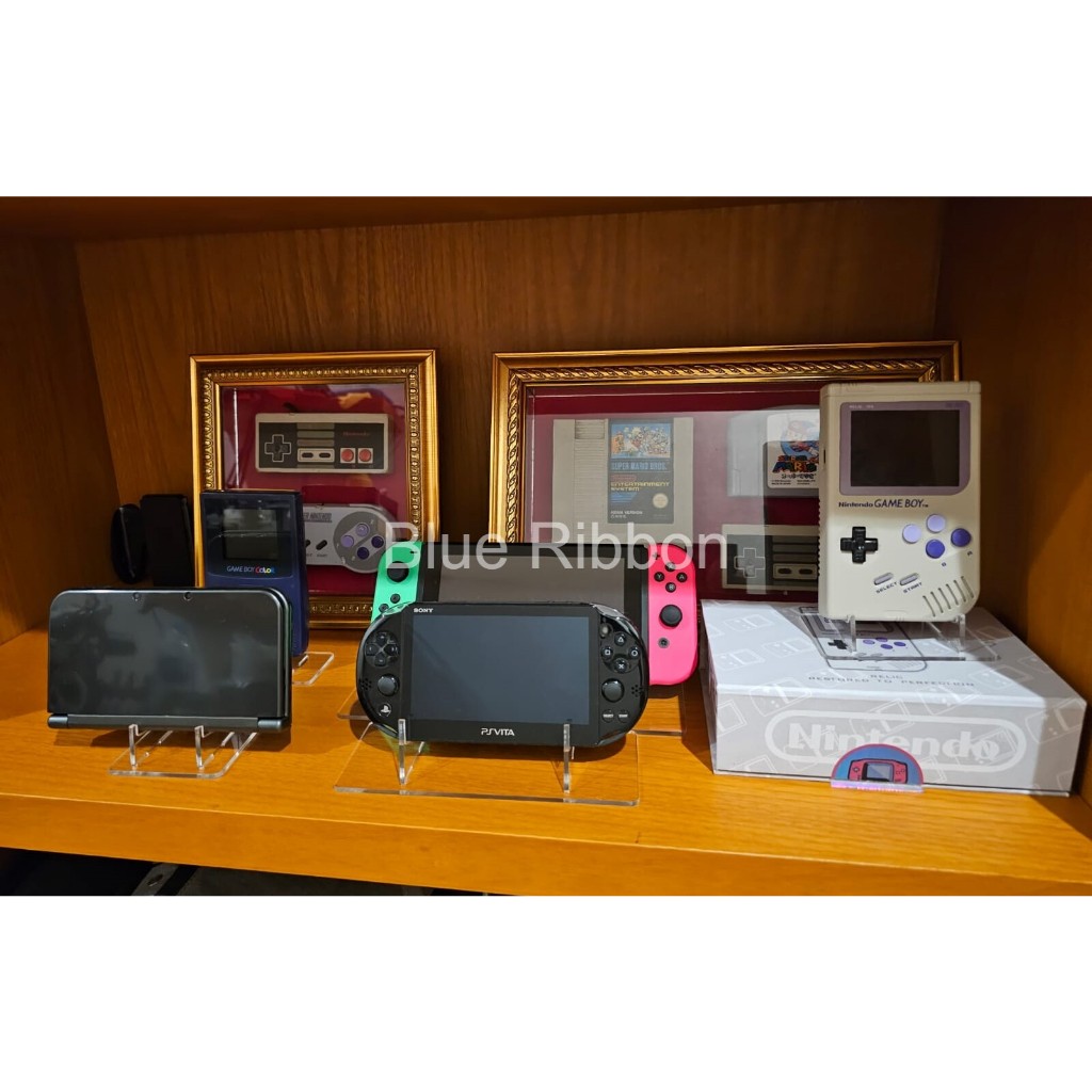 Display Stand Handheld Gameboy Nintendo PS etc Akrilik Aksesoris -J3D