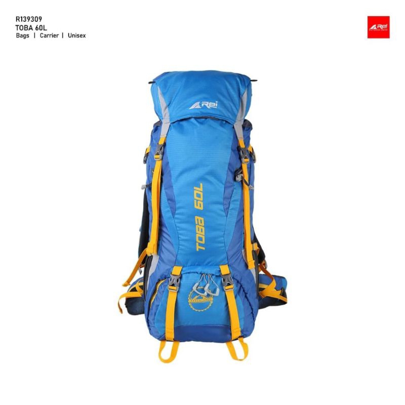 Tas carrier arei toba 60L tas gunung